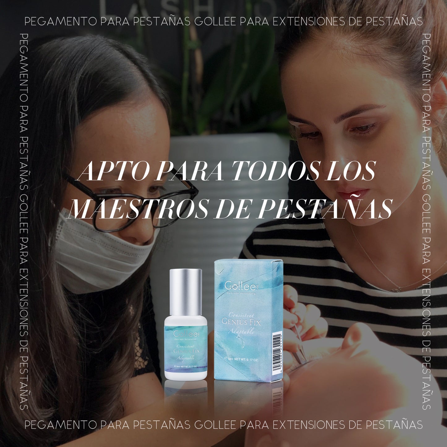 Azul Adhesivo Para Extensión De Pestañas 1×1( Todo Clima G-01)