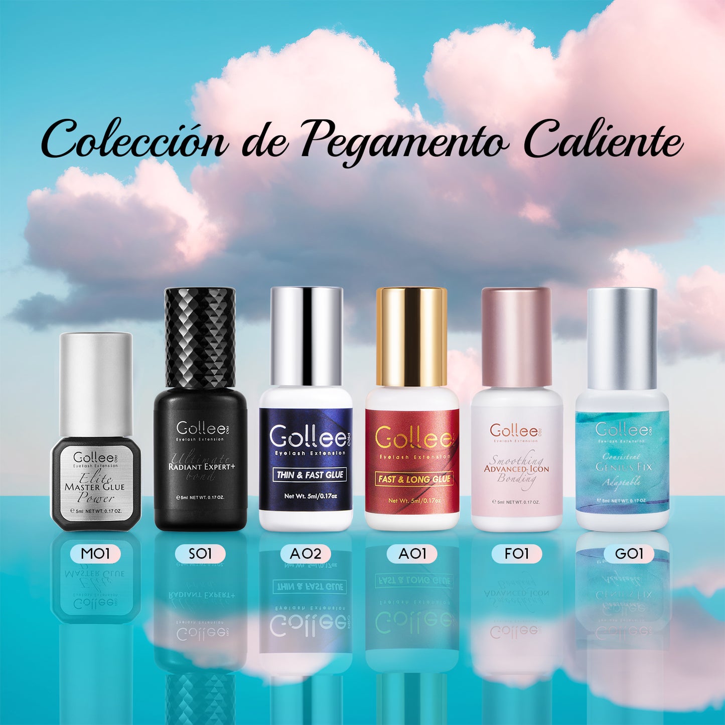 Azul Adhesivo Para Extensión De Pestañas 1×1( Todo Clima G-01)