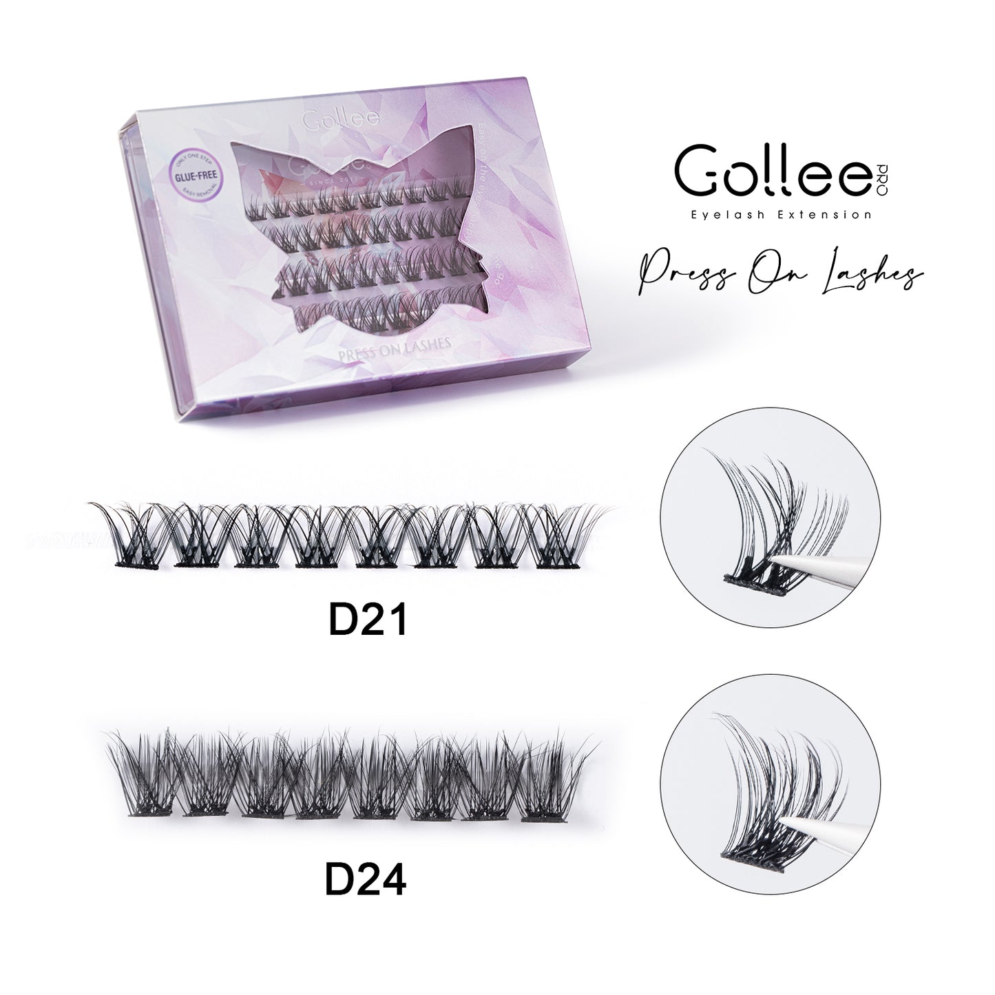 Kit de Pestañas Postizas DIY Sin Pegamento