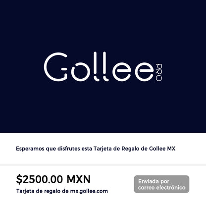 Tarjeta de regalo electrónica de mx.gollee.com (correo electrónico instantáneo)