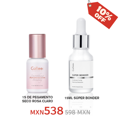 Adhesivo Expert Para Extensión De Pestañas 5ML + Super Bonder De 15ML