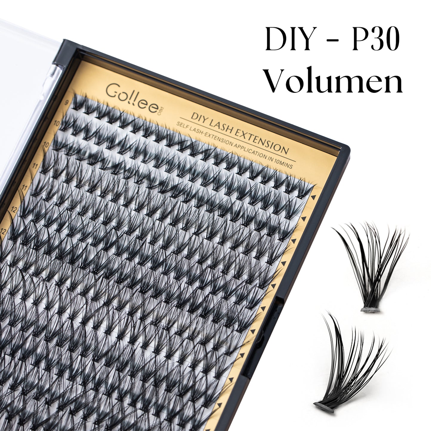 Kit De Extensión De Pestañas DIY Tipo Duro 280 Grupos