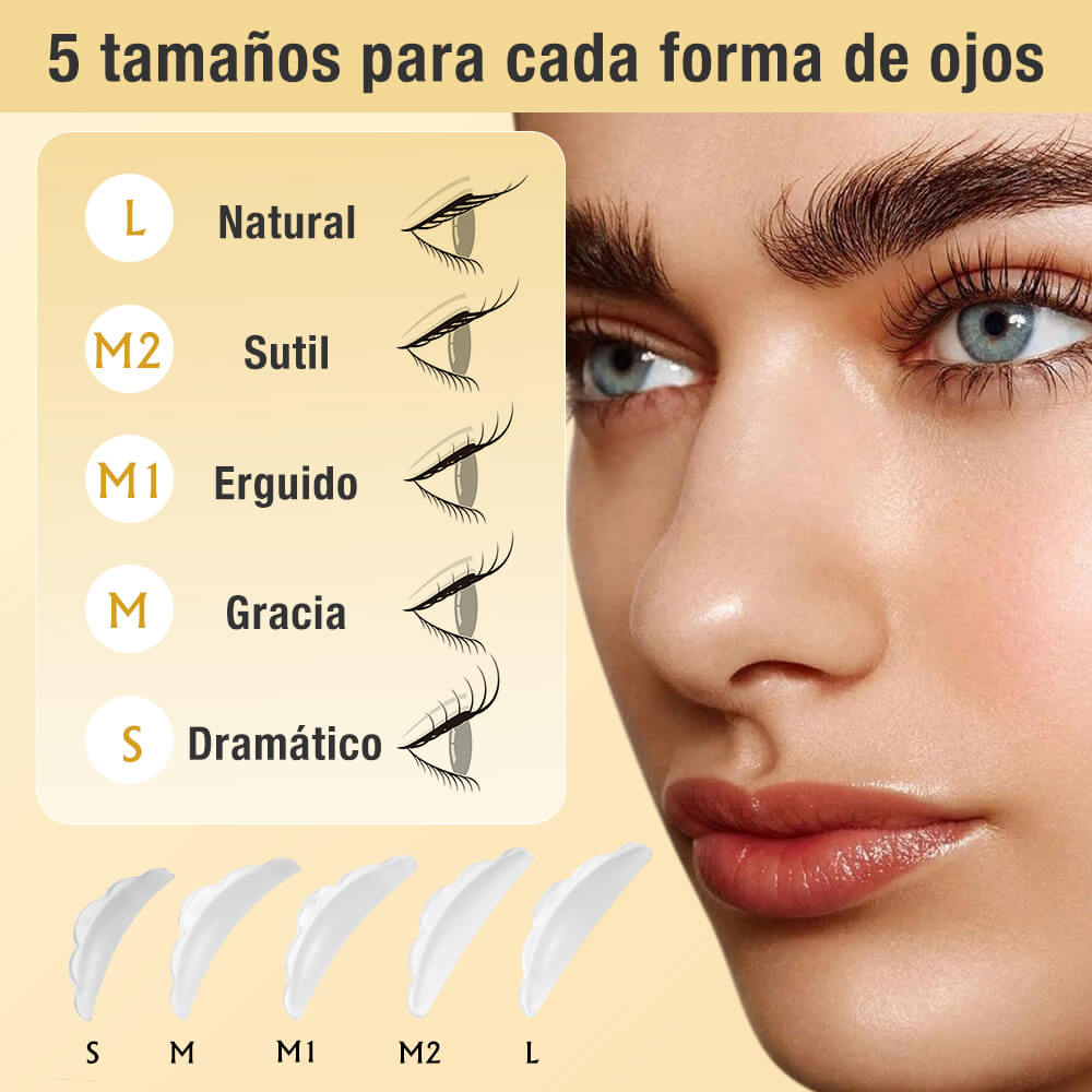 Kit Profesional de Lifting de Pestañas Individuales Comparación de Modelos