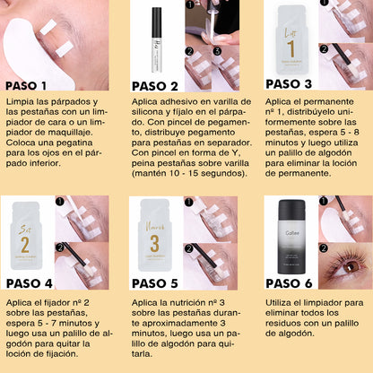 Kit de Lifting De Pestañas Clasicas Individuales